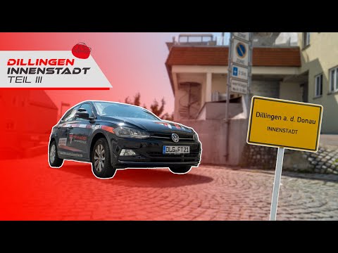 Tischmacher Driving School on Tour | We also explain the city center of Dillingen Part 3