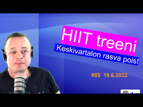HIIT-treeni: keskivartalo hoikemmaksi ja alaraajoihin lihaksia #85