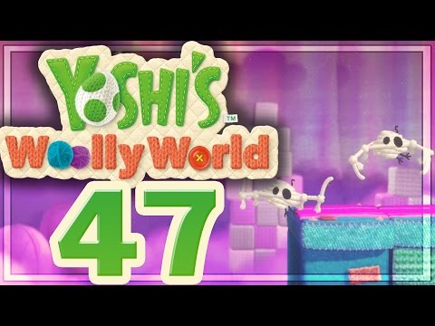 Yoshi's Woolly World Walkthrough Part 47 | 6-7: Kamek's Last Ditch Fly By