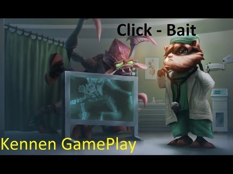 Leauge of legends - Kennen vs Nasus Gameplay #4v5