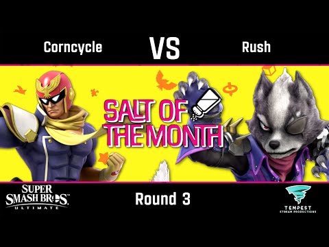 Corncycle (Captain Falcon) vs Rush (Wolf) - Ultimate Round 3 - Salt of the Month #4