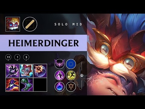 Heimerdinger Mid vs Orianna - EUW Master Patch 25.24