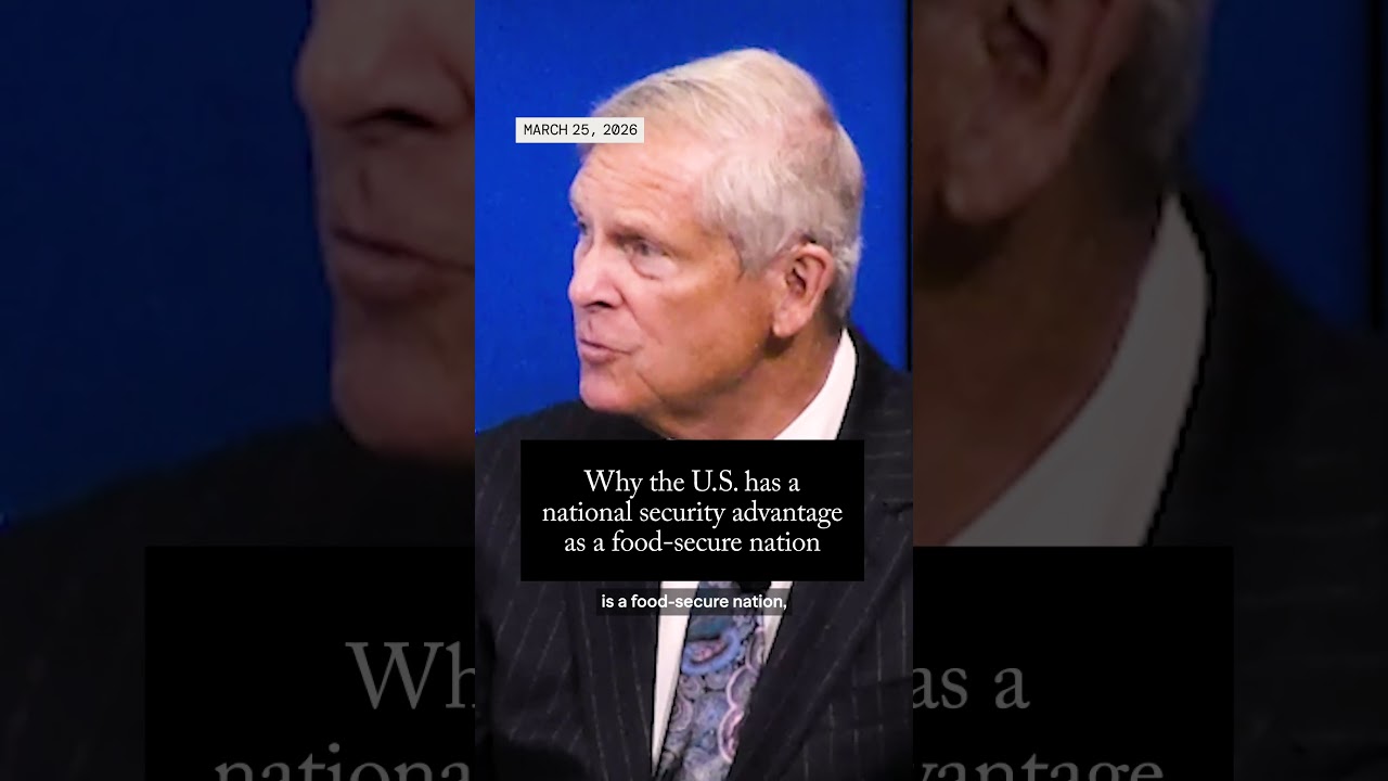 Why the U.S. has a national security advantage as a food-secure nation