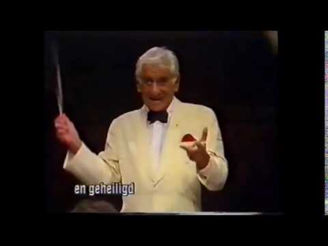 Bernstein conducts his Symphony No. 3 " Kaddish", Vienna 1985