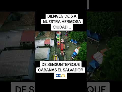 vista desde el aire la ciudad de sensuntepeque cabañas el salvador 🇸🇻🫶🫡