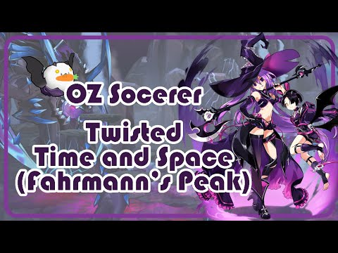 [엘소드 Elsword KR] Oz Sorcerer / 오즈 소서러 뒤틀린 시공 (드라바키) 현재인원 Solo Play