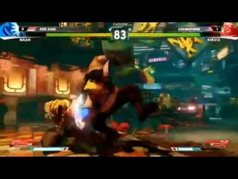 SF5 - Xian vs Combofiend - E3 2015 - SFV