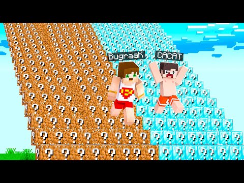 Minecraft GÖKYÜZÜ ŞANS BLOKLARI (1000$ Zengin vs Fakir Lucky Block)