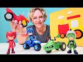 Spielspaß mit den Pyjamahelden - 5 Folgen am Stück - Spielzeugvideo mit Nicole