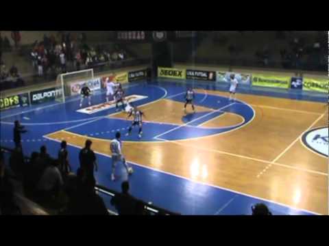 joinville 2 x 1 macaé sports liga futsal 2011 lance estranho