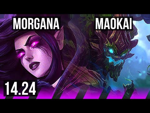 MORGANA & Ezreal vs MAOKAI & Viktor (SUP) | KR Diamond | 14.24