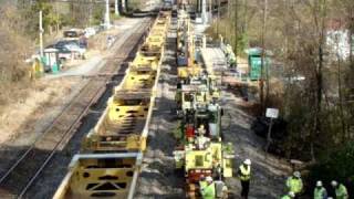 preview picture of video 'CSX Intermodal Train Thru Work Zone'