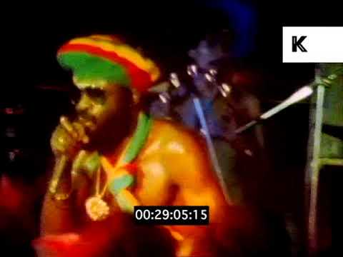 Prince Far I performing 'Concrete Column', Late 1970s, London | Don Letts