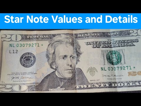 STAR NOTE $20 Bill - Let's talk values and what to look for!