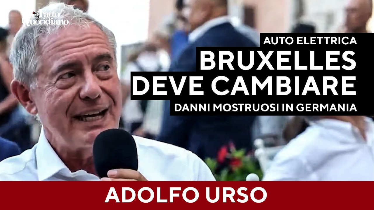 Urso contro l’auto elettrica: “È diventata un totem che ha favorito soltanto la Cina”