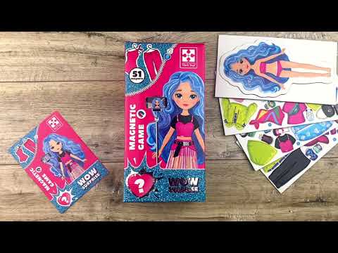 Игра для девочек WOW Surprise Singer магнитная одевалка Певица с 43 магнитами в коробке Vladi Toys - фото 1 - id-p3204942133