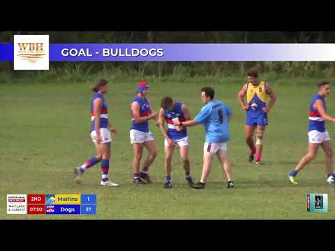 2018 Black Diamond AFL - Round 6 Highlights - Nelson Bay Marlins Vs. Warners Bay Bulldogs