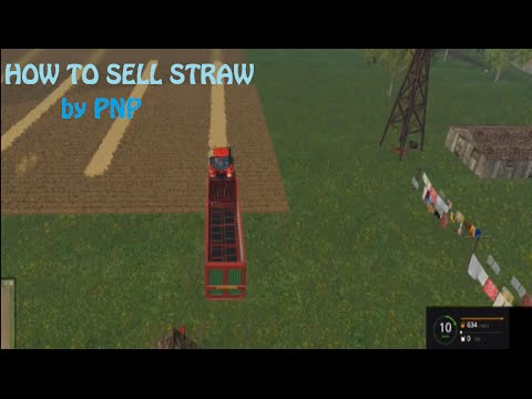 Farming Simulator 15 : How To Sell Straw