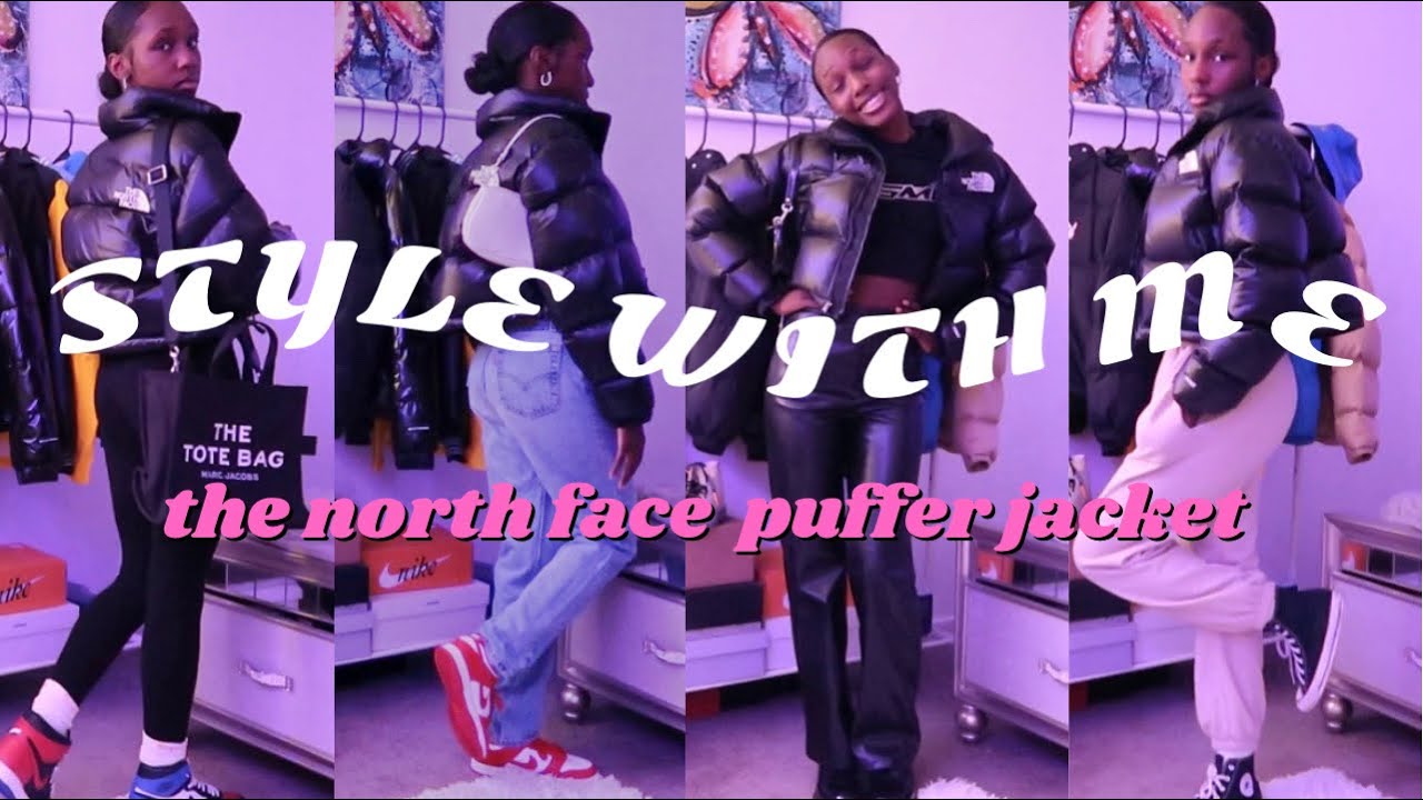 STYLE WITH ME: the north face puffer jacket *how i find inspo + outfit ideas*