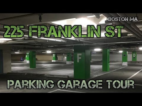 Driving Tour of the 225 Franklin St Garage - Boston MA