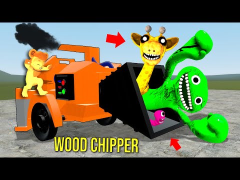 Pushing GARTEN OF BANBAN into a WOODCHIPPER?! (Garry's Mod Sandbox)