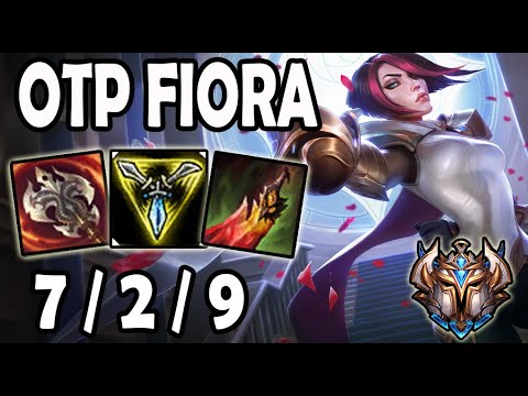 OTP Fiora vs Sett [ TOP ] Lol Challenger Korea