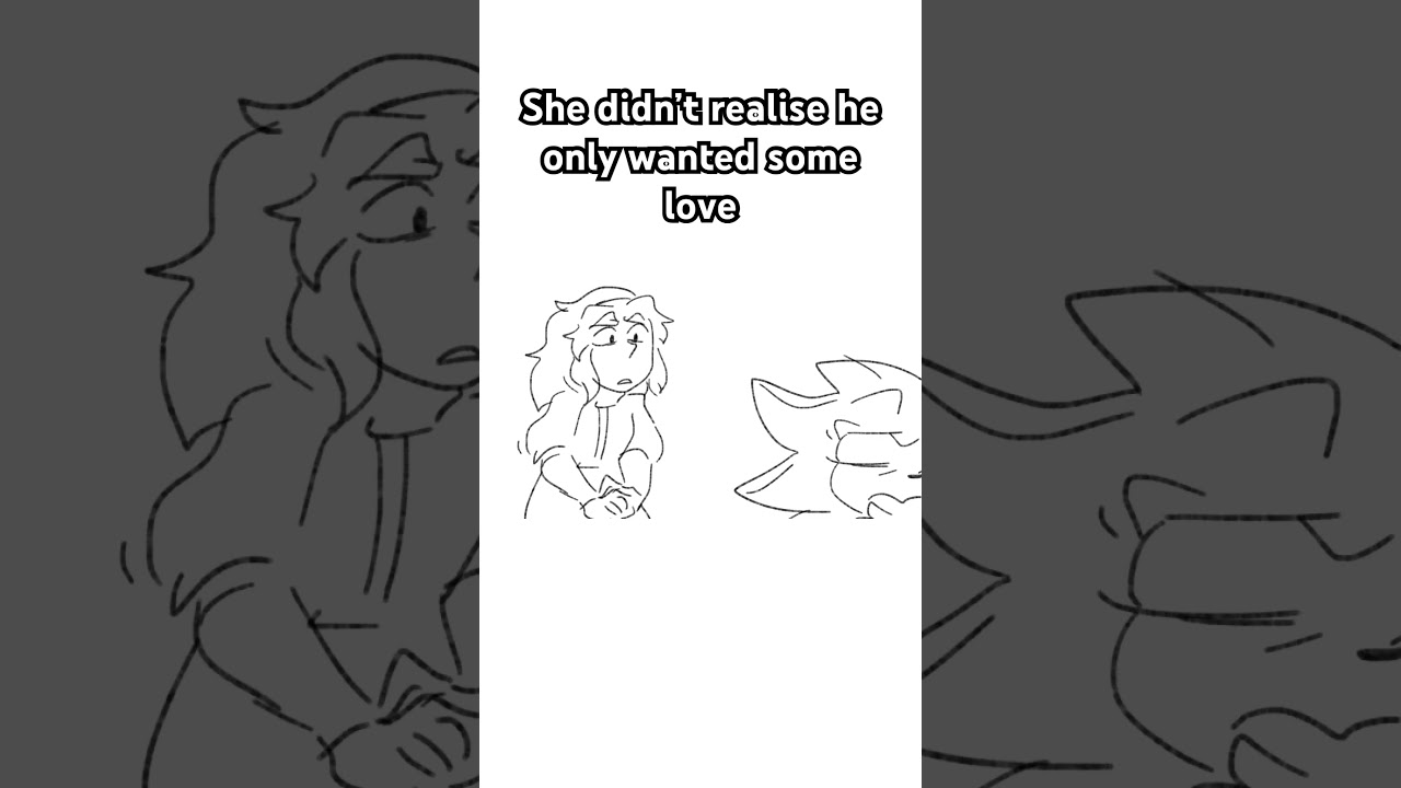 She didn’t realise he only wanted love #sonic #sonicthehedgehog #animatic