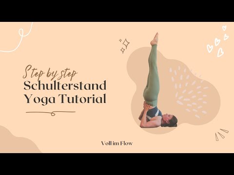 Schulterstand (Yoga Tutorial, deutsch, Anfänger)