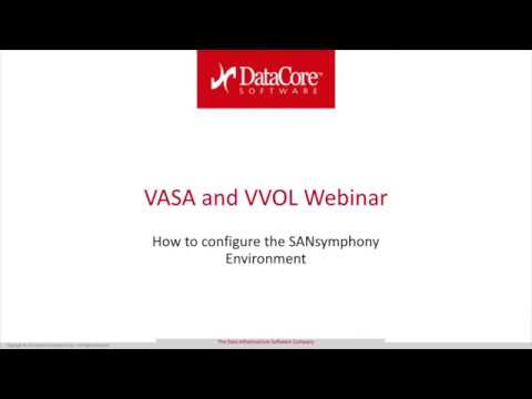VVOL and VASA How to video