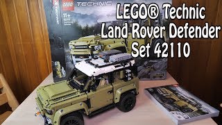 Was für ein Getriebe: LEGO Technic Land Rover Defender (Set 42110)