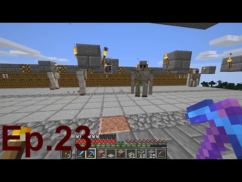 Minecraft LP Ep.23 - Semi Working Iron Farm