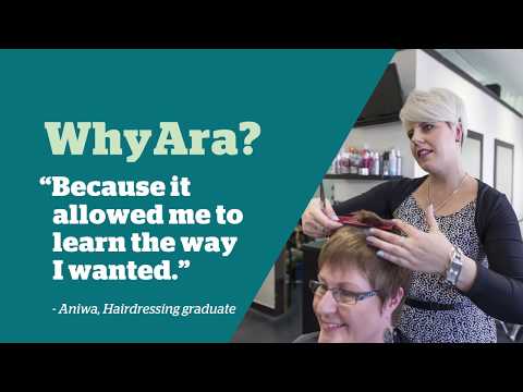 Aniwa Irvine - Hairdressing graduate