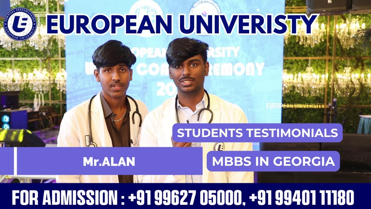 White Coat Ceremony | Students Testimonial at 2025 | Alan & Roshan | European University