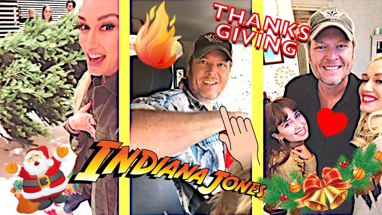 Gwen Stefani ✊(Thanksgiving with Blake Shelton, Oklahoma, Disneyland, The Voice...) - November 2018