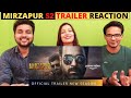 MIRZAPUR Season 2 Trailer REACTION Video | Pankaj Tripathi, Ali Fazal, Divyenndu  | Trendminati