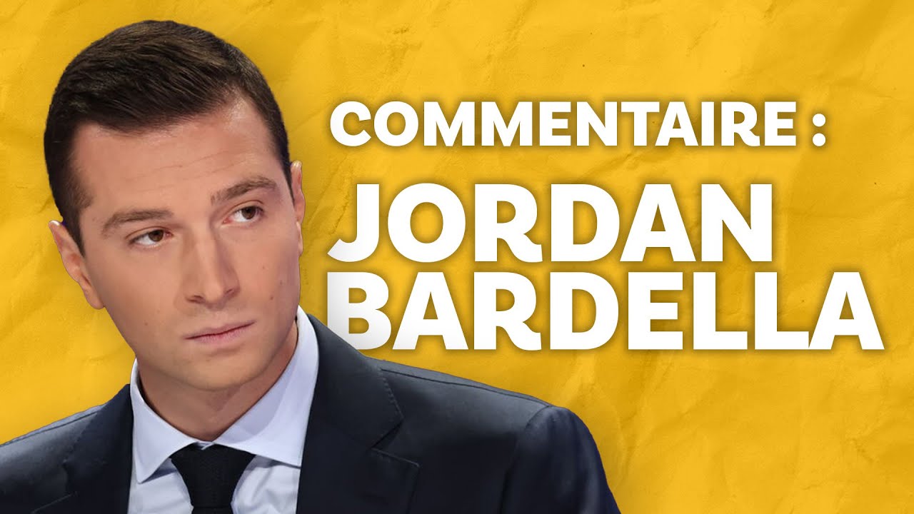 Commentaire du discours : Jordan Bardella