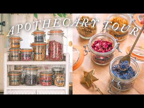 Mini Apothecary Tour 🌿 How to Create a Home Apothecary & Herbalism Tips for Beginners