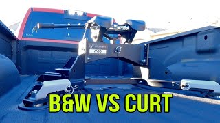 B&W Companion vs Curt A25/30 Fifth Wheel Hitches
