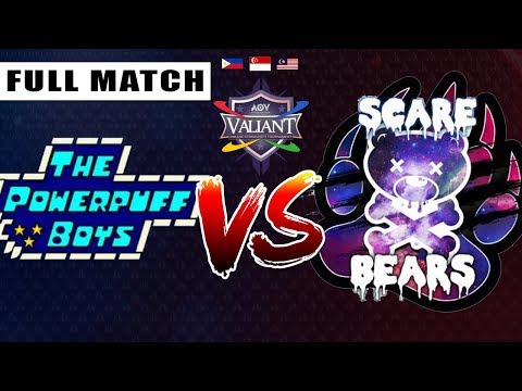 PowerPuffBoys vs. ScareBears - Round 1 - Full Match - AOV Valiant Online Community Tournament