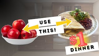 $1 Dinner Challenge! | Feed 4 People for Under $5!
