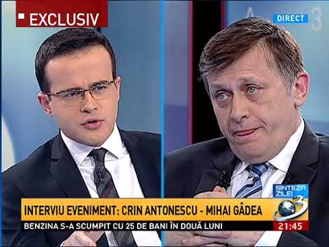 Sinteza Zilei - Mihai Gâdea vs Crin Antonescu (Integral, 3 martie 2014)