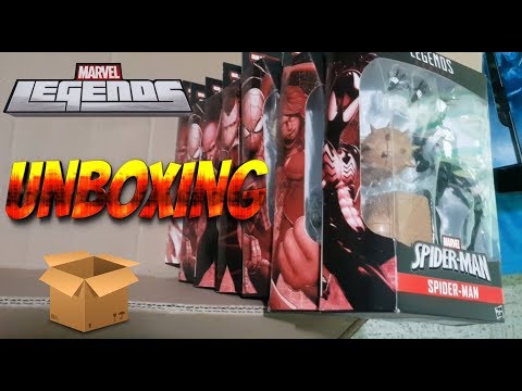 MEGA UNBOXING ..... OTRO MAS  - Marvel Legends Serie: Spiderman y Thor Ragnarok