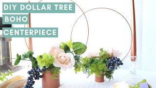DIY Dollar Tree Centrepiece | Boho Glam
