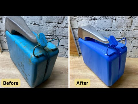 Renowacja starego kanistra Allboy | Vintage Allboy Jerrycan Restoration