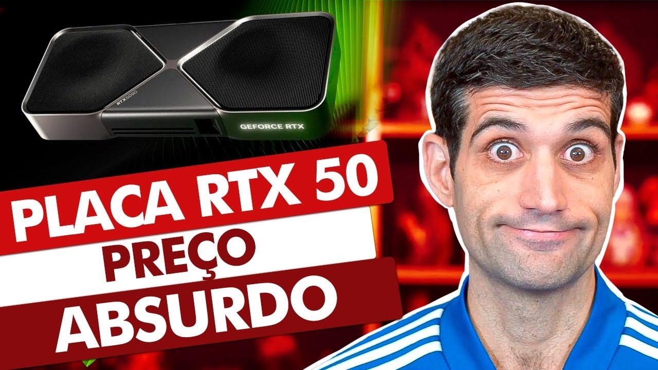 Preço ABSURDO das placas RTX 50, o brasileiro NÃO TEM UM DIA de PAZ