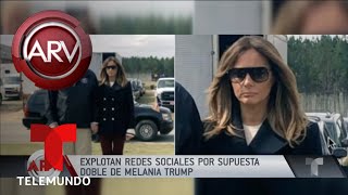 Revuelo en redes por supuesta doble de Melania Trump | Al Rojo Vivo