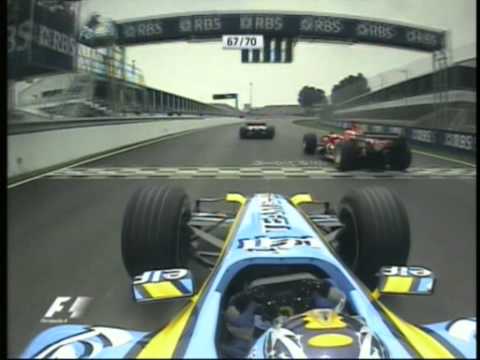 R25のハンドルを握るジャンカルロ・フィジケラ