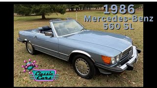 Video Thumbnail for 1986 Mercedes-Benz 560SL