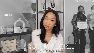 20 Something Diaries | I Quit My JOB! Pursuing my passion instead 🌿