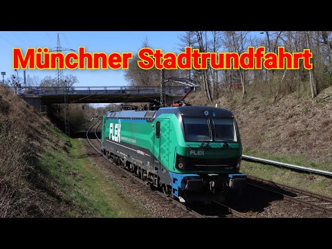 Stadtrundfahrt von München Ost Rbf über München Süd, Laim Rbf, Moosach, Nord Rbf nach Milbertshofen